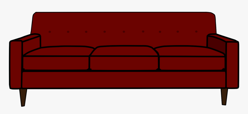 Transparent Background Couch Clipart, HD Png Download