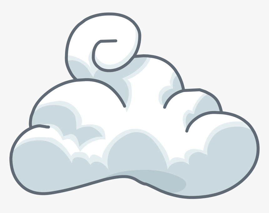 Wispy Clouds Sprite - Club Penguin Clouds, HD Png Download