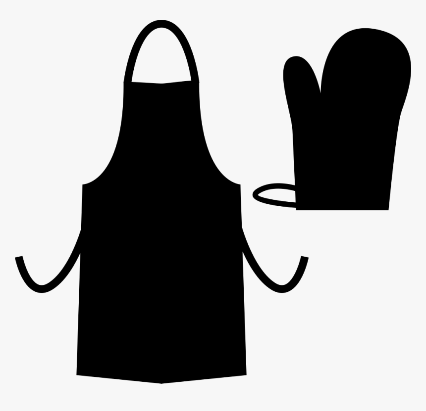 Kitchen Apron And Glove Apron Clipart Png, Transparent Png
