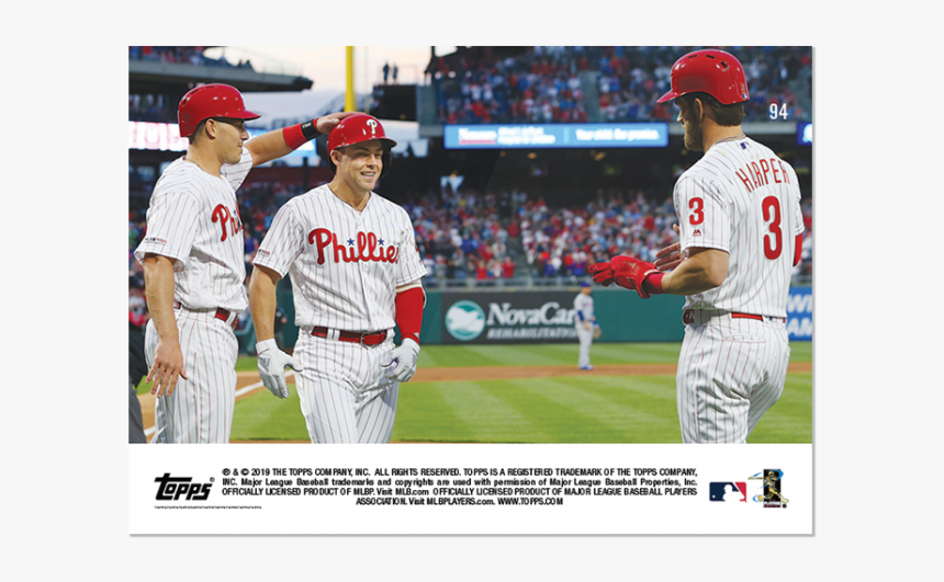 Mlb Topps Now® Card - Scott Kingery Bryce Harper, HD Png Download