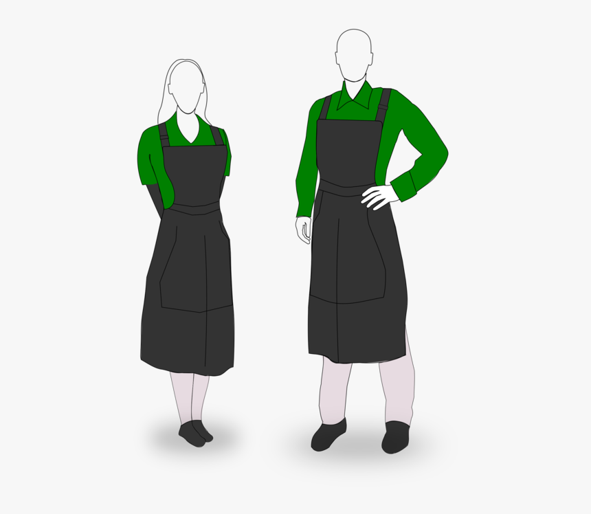 Neck,sleeve,clothing - Waiter Uniform Clipart, HD Png Download