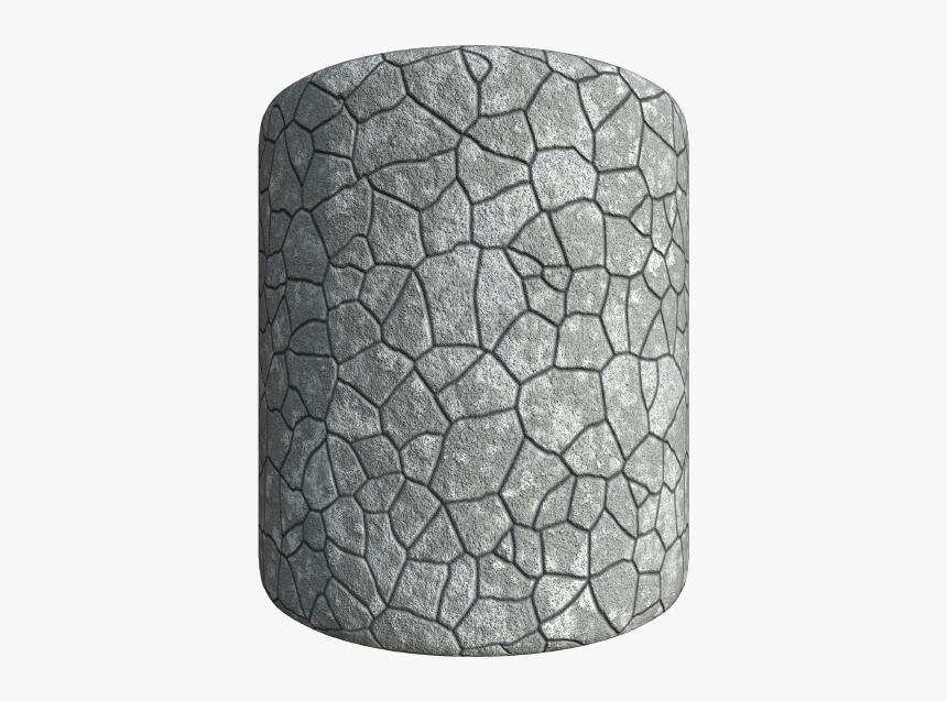 Asphalt Ground Texture With Cracks, Seamless And Tileable - Lampshade, HD Png Download