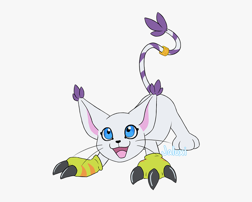 Gatomon - Cartoon, HD Png Download