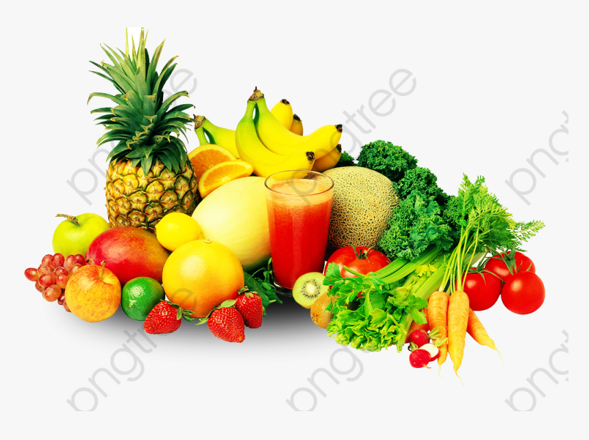 Fruits And Vegetables Clipart Nutrition - Fruits And Vegetables Transparent, HD Png Download