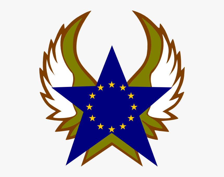 Blue Star With Gold Stars Svg Clip Arts, HD Png Download