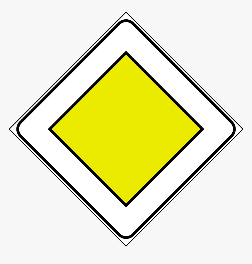 Priority Route Sign In Germany, HD Png Download