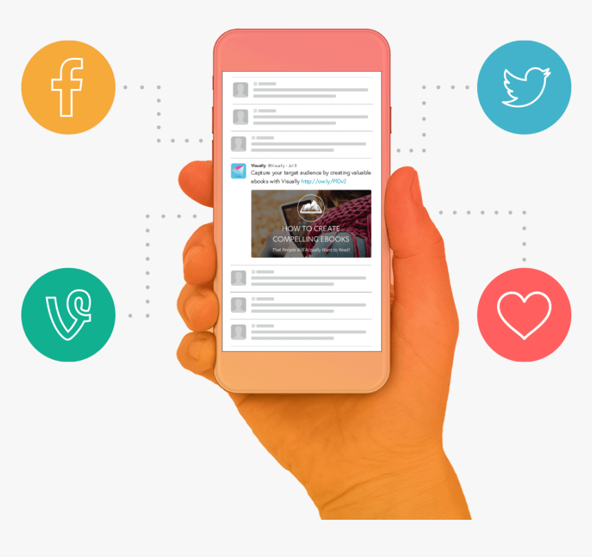 Social Media Company - Using Social Media Png, Transparent Png