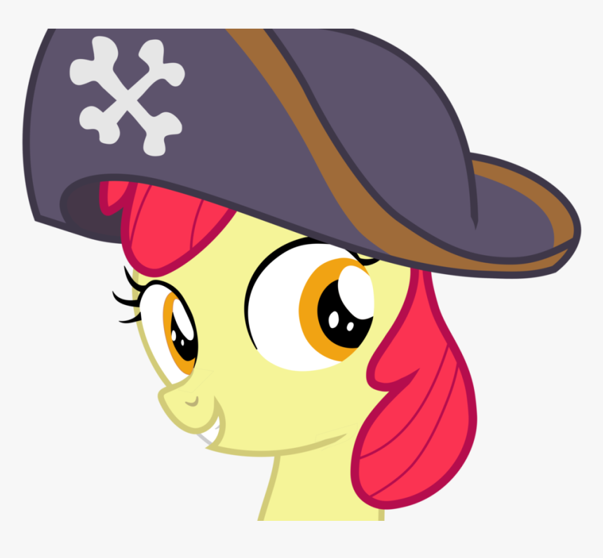 Apple Bloom W Pirate Hat By Frownfactory - My Little Pony Apple Bloom Pirate, HD Png Download