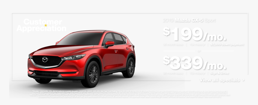 Mazda Cx 5 - Mazda Cx5 Blue 2019, HD Png Download