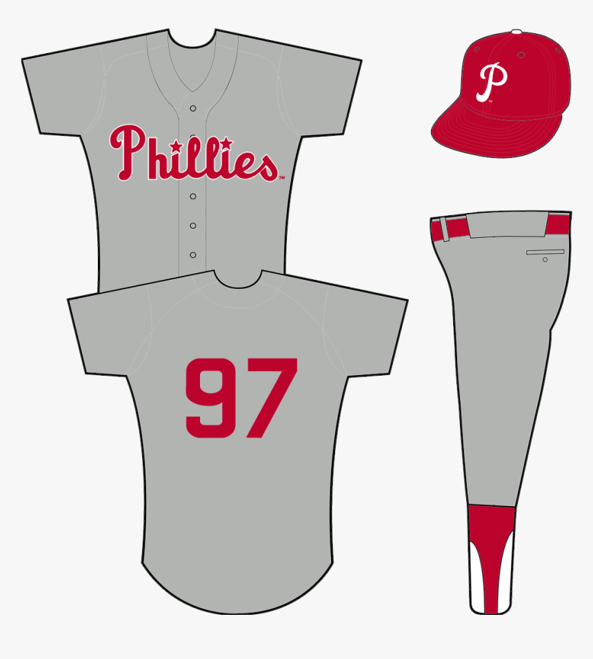 Philadelphia Phillies Uniform Home, HD Png Download
