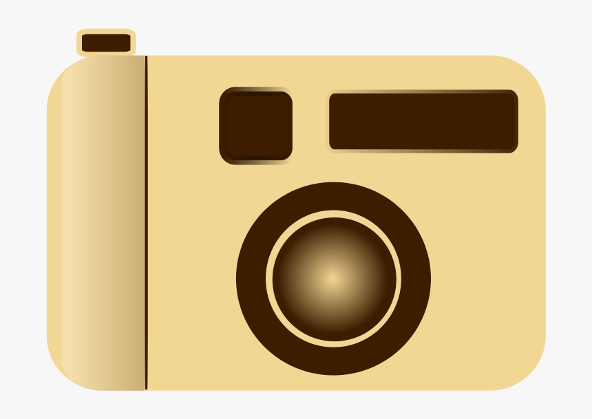 Camera - Gold Camera Clipart, HD Png Download