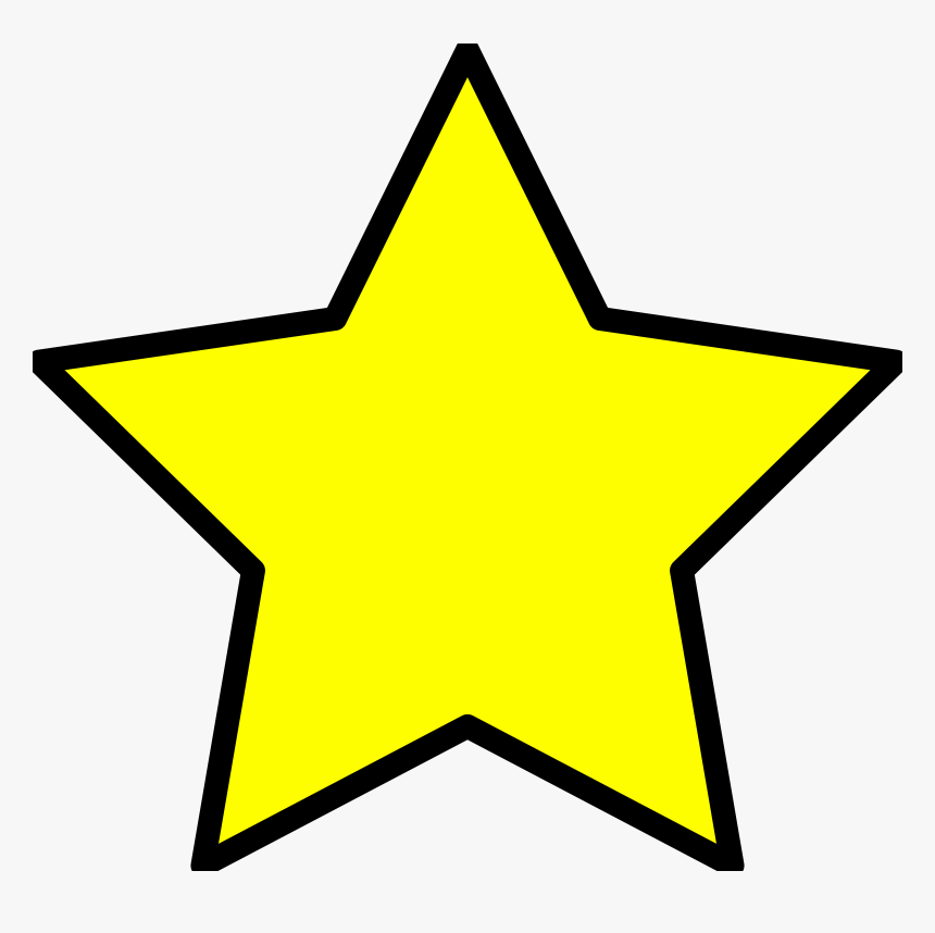 Star Clipart Png - Yellow Star Clipart, Transparent Png