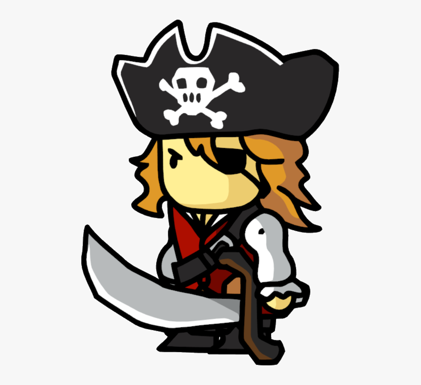 Pirate Png High-quality Image - Scribblenauts Pirate, Transparent Png