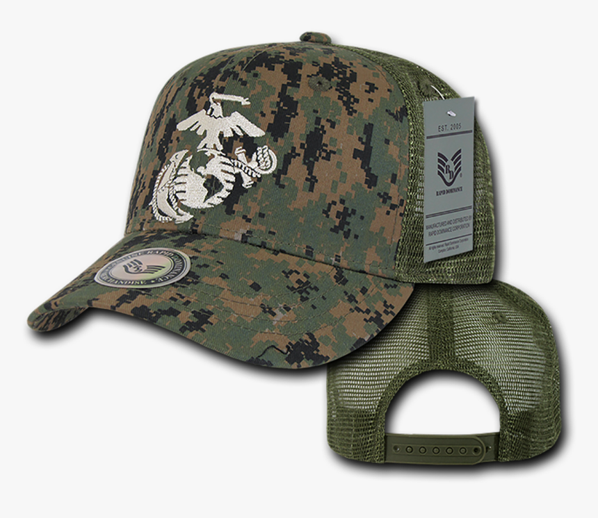S77 - U - S - Marine Corps Cap - Back To Basics - Trucker - Cap, HD Png Download