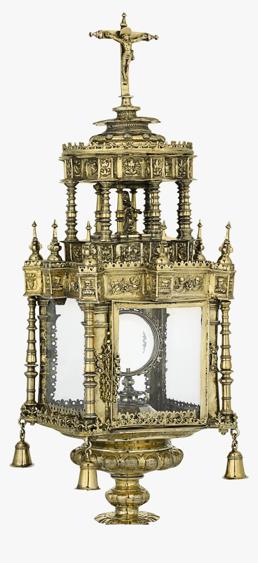 16th Century Spanish Silver Gilt Monstrance, HD Png Download