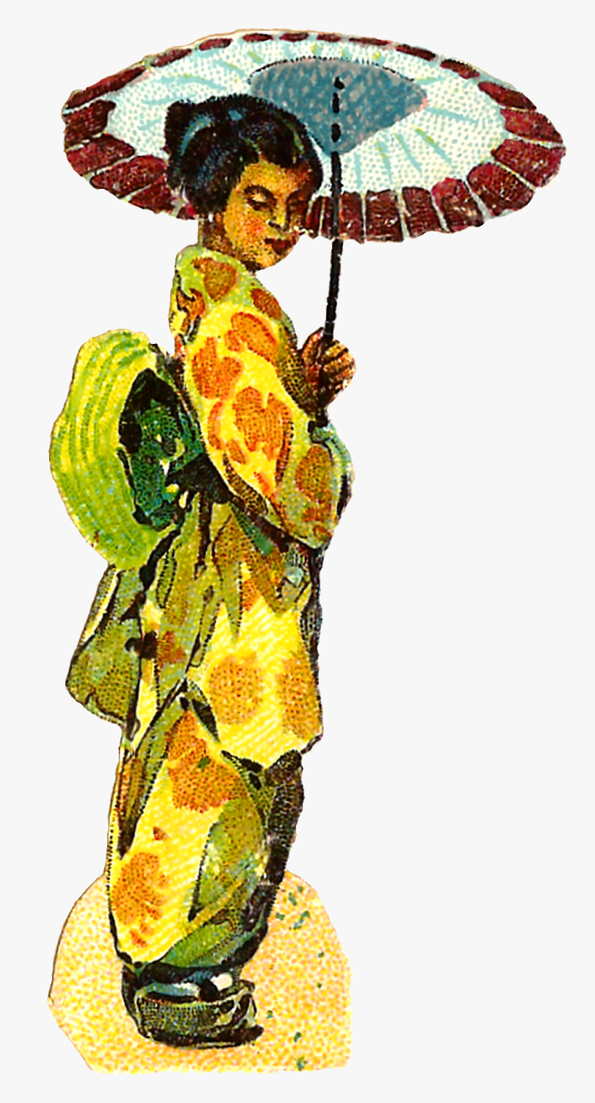 Women Vintage Clip Art Png, Transparent Png