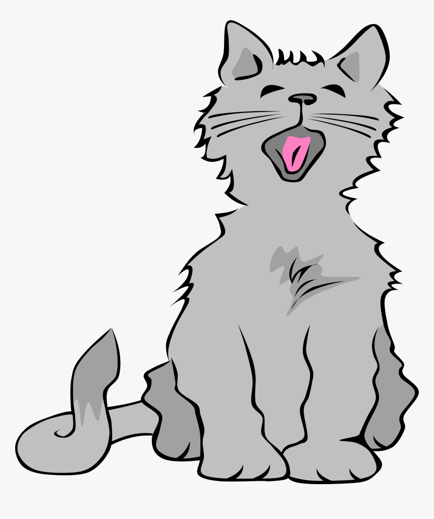 Clipart Kittens Clipart Clipart - Clip Art Cat Meow, HD Png Download