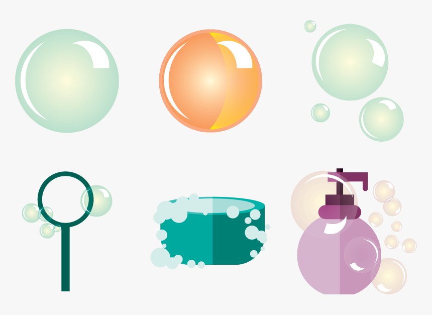 Water Blister Clipart Bath Bubble - Soap, HD Png Download