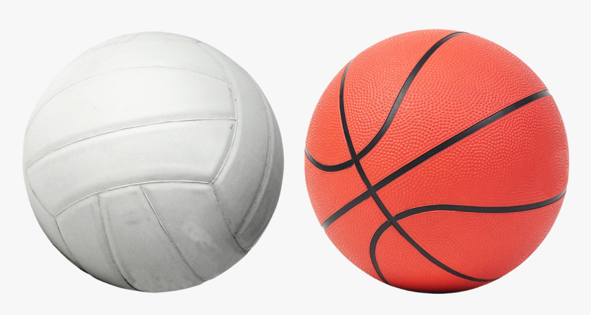 Volleyball, Basketball, Ball, Game, Basket, Net, Sports - Volleyball And Basketball Ball, HD Png Download