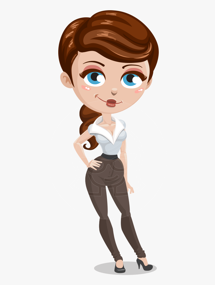 Clip Art Pin By Graphicmama On - Simple Woman Cartoon Png, Transparent Png