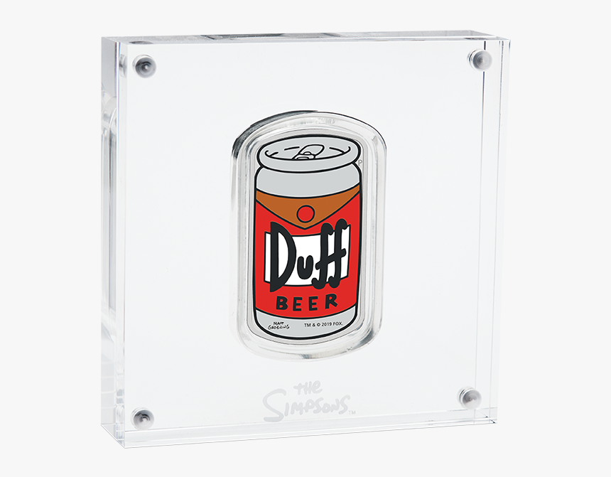 Duff Beer 2019 1oz Silver Proof Coin Product Photo - Duff Beer 2019 1oz Silver Coin, HD Png Download