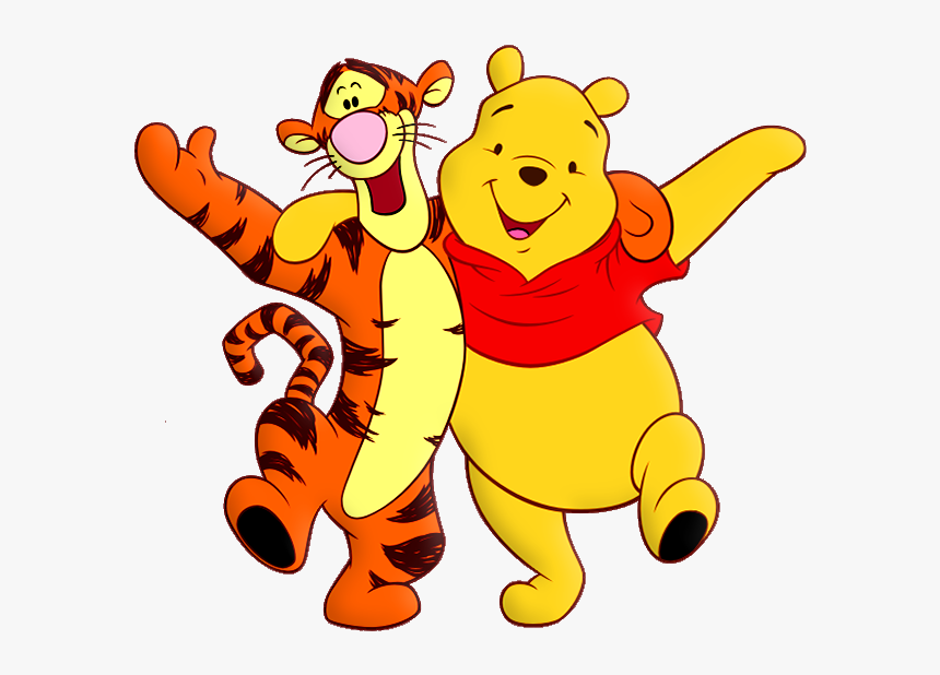 Tigger And Winnie The Pooh, HD Png Download