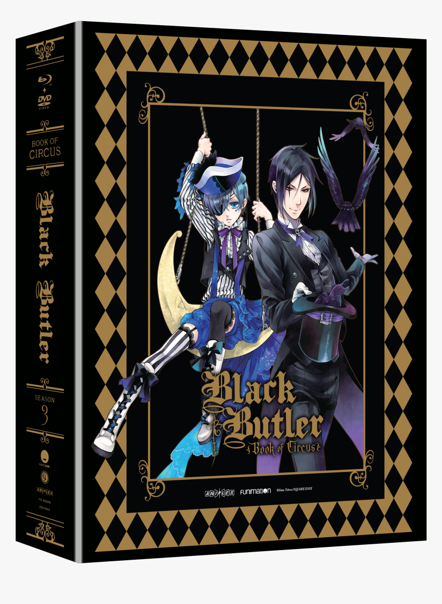 Black Butler Book Of Circus Blu Ray, HD Png Download