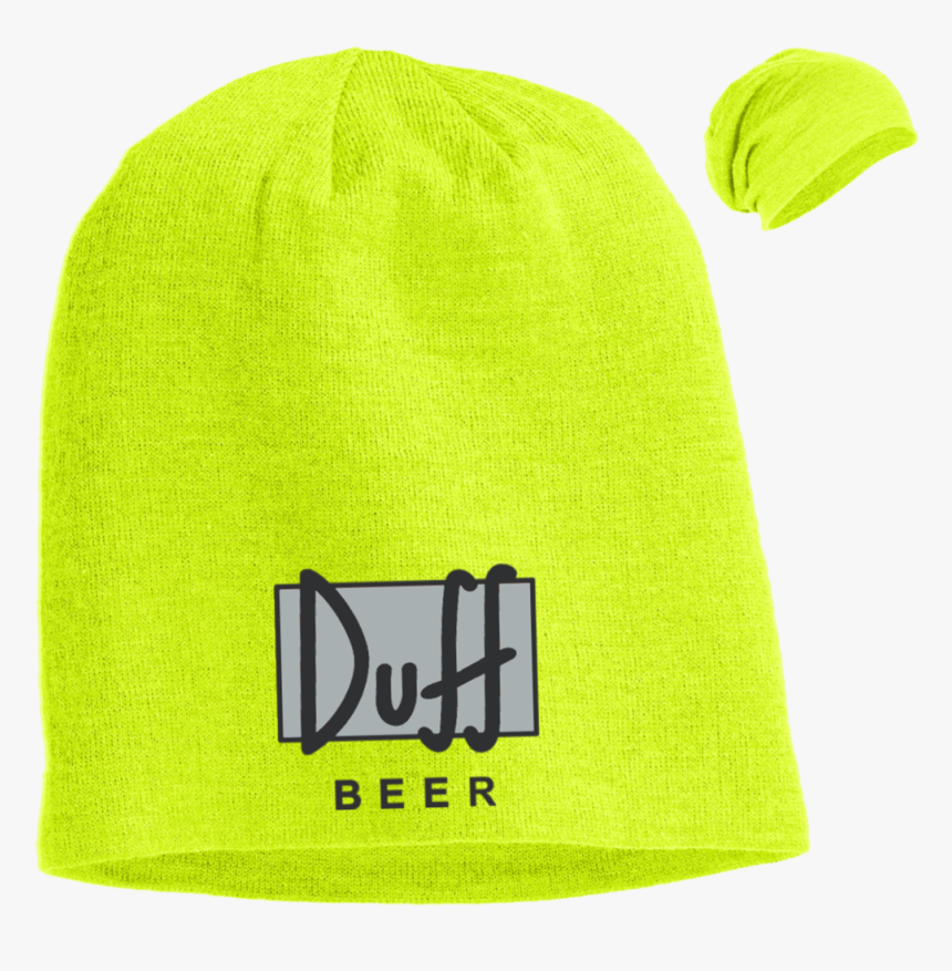 Duff Beer Logo Slouch Beanie Hats - Duff Beer, HD Png Download