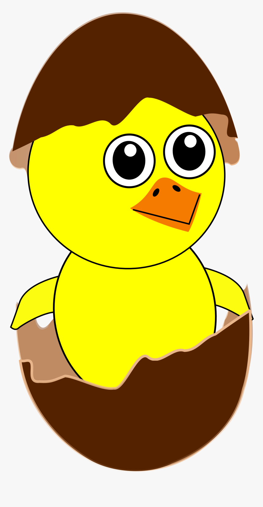 Easter Chick Images - Chocolate Egg Cartoon, HD Png Download