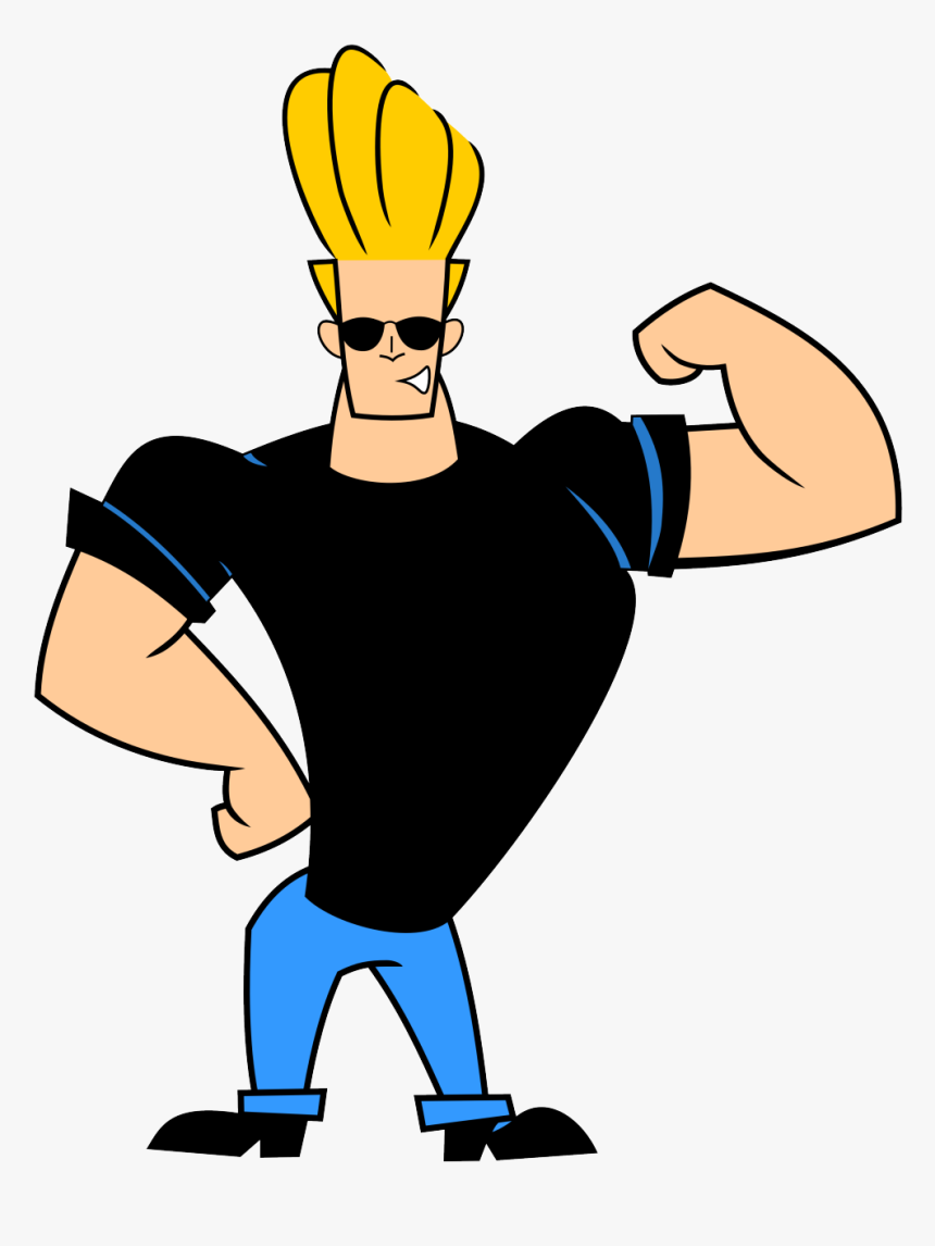 Clip Art Male Cartoon Pictures - Johnny Bravo, HD Png Download