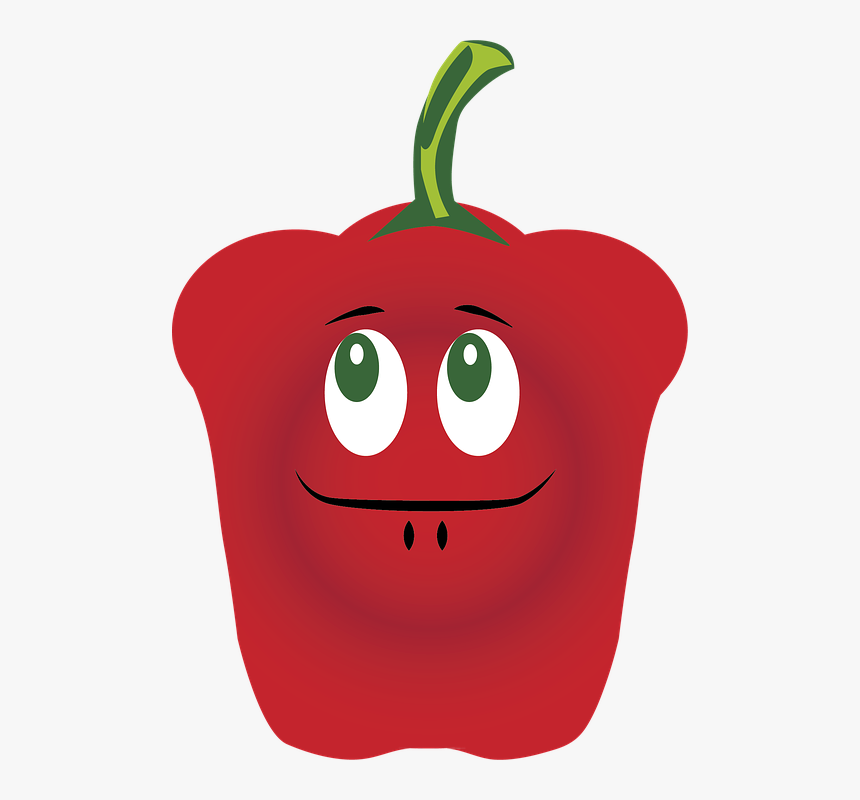 Freeuse Library Pepper Different Kind Fruit - Cartoon, HD Png Download