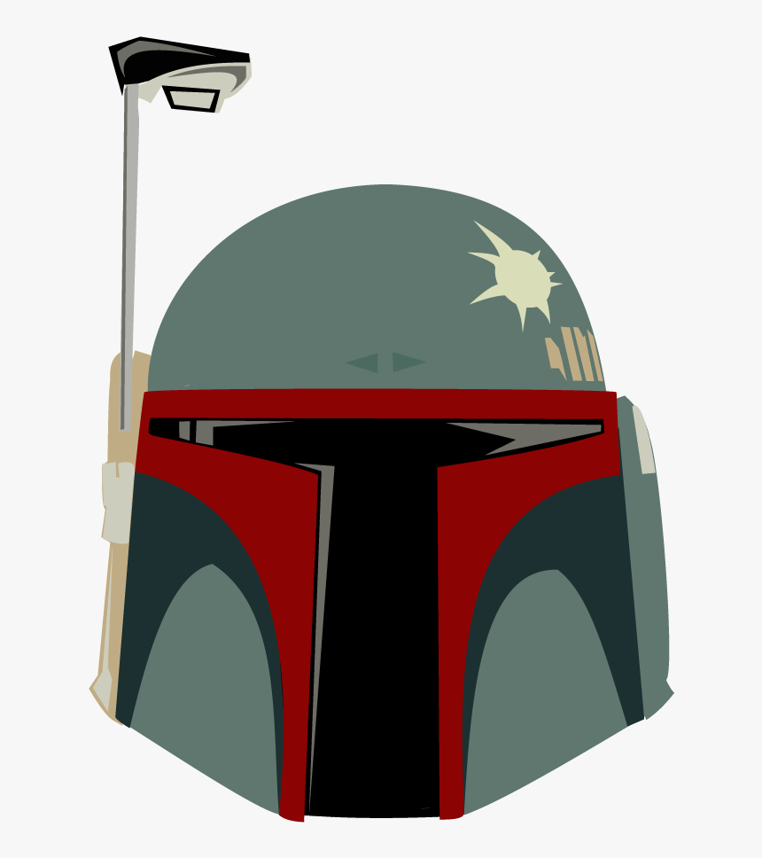 Boba Fett Head Png - Boba Fett Helmet Clipart, Transparent Png