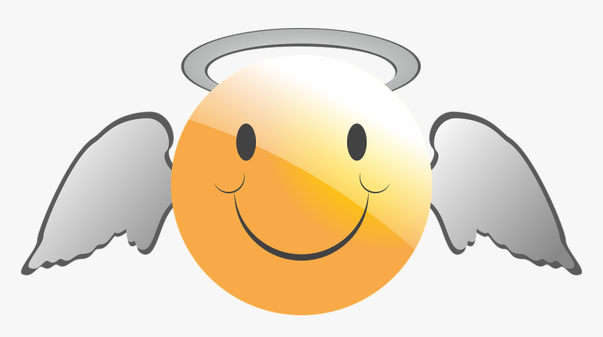 Angel Emoticons Transparent Png, Png Download