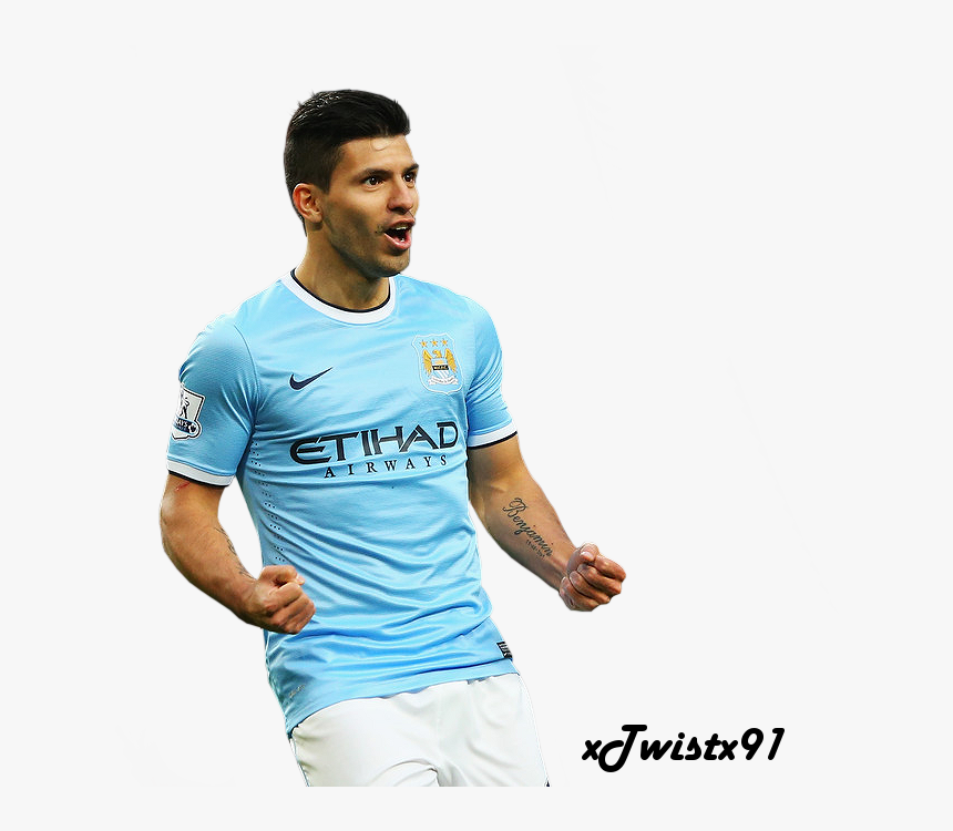 Aguero Man City Png , Png Download - Aguero Manchester City Png, Transparent Png