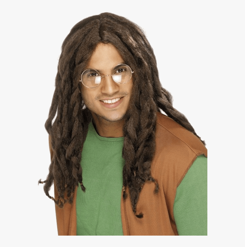 Dreadlock Wig Brown Smiffys , Png Download - Dreadlock Pruik, Transparent Png