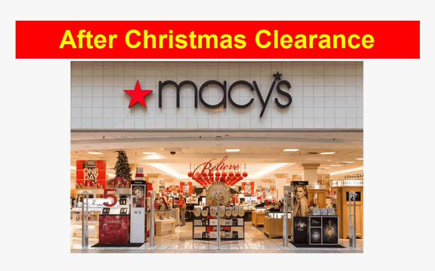 Hurry Over And Shop The Macy S After Christmas Clearance - Outlet Store, HD Png Download