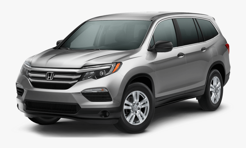 2017 Pilot 2wd Lx Lunar Silver Metallic - Honda Pilot 2017 Silver, HD Png Download