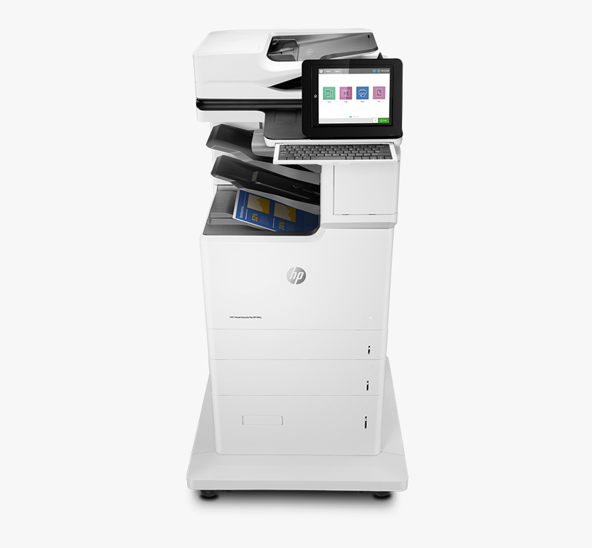Hp Enterprise Printers Have The World S Strongest Embedded - Hp Color Laserjet Enterprise Mfp M682, HD Png Download