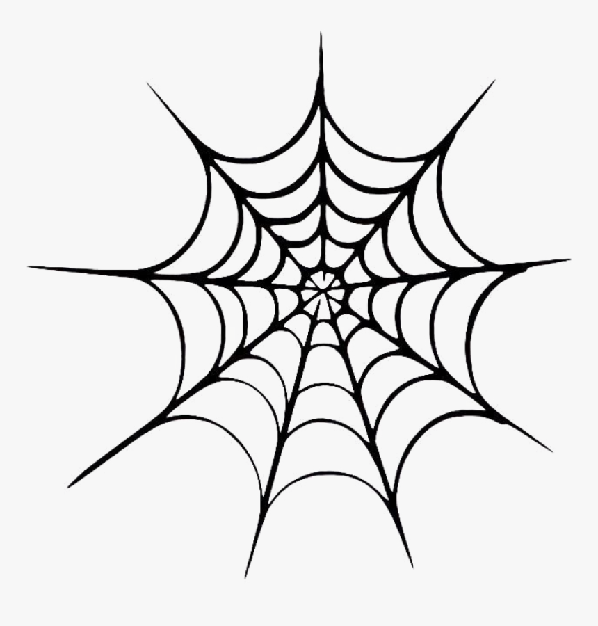 Spider Web Png - Spider Web Silhouette Png, Transparent Png