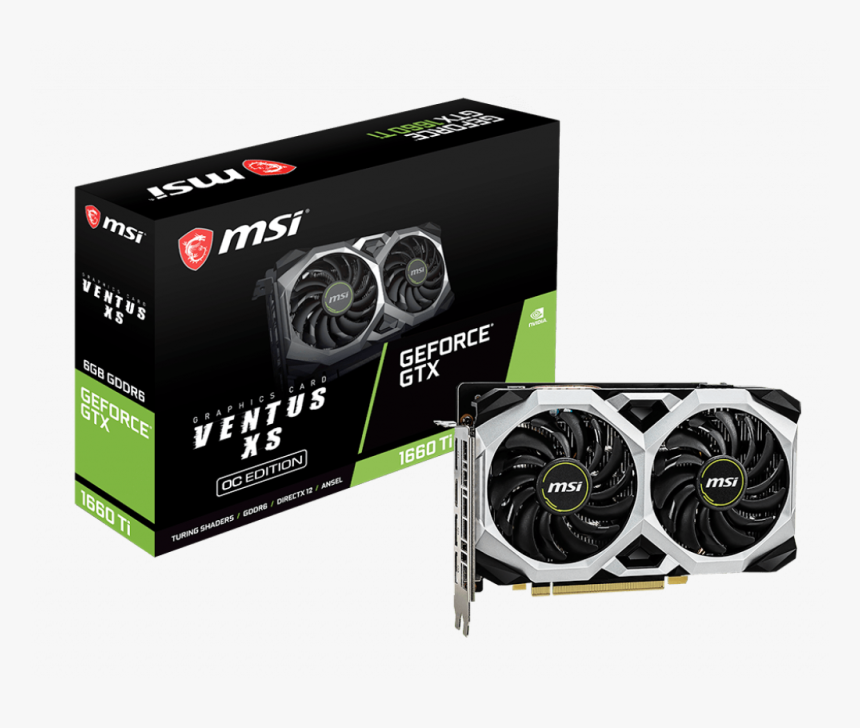 Msi Gtx 1660 Ti Ventus Xs 6g Oc, HD Png Download