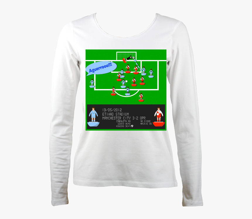 Football Iconic Moment Sergio Aguero Manchester C - Sweatshirt, HD Png Download