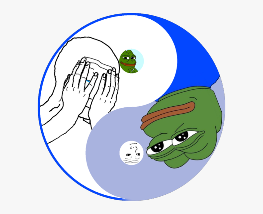 The Tao Of Pepe - Pepe The Frog And Feels Guy, HD Png Download