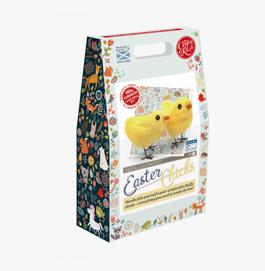 Easter Chicks Needle Felting Kit - Felt, HD Png Download