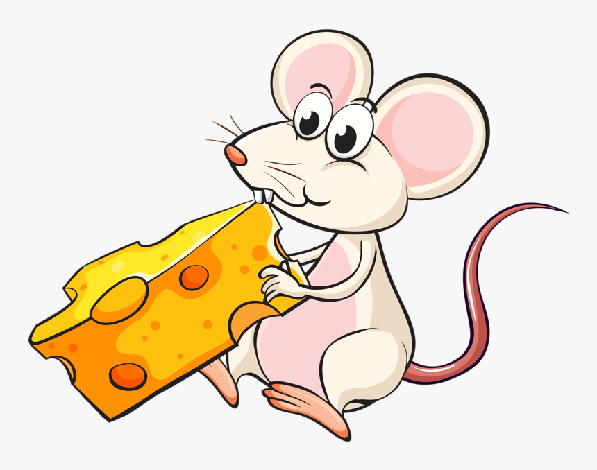 Mouse Cheese Png - El Ratón Come Queso, Transparent Png
