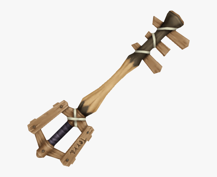 Wooden Keyblade Khbbs - Birth By Sleep Wooden Keyblade, HD Png Download