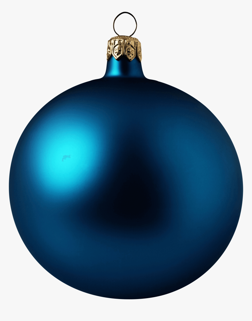 Dark Blue Ball Christmas Png Image - Christmas Decoration, Transparent Png