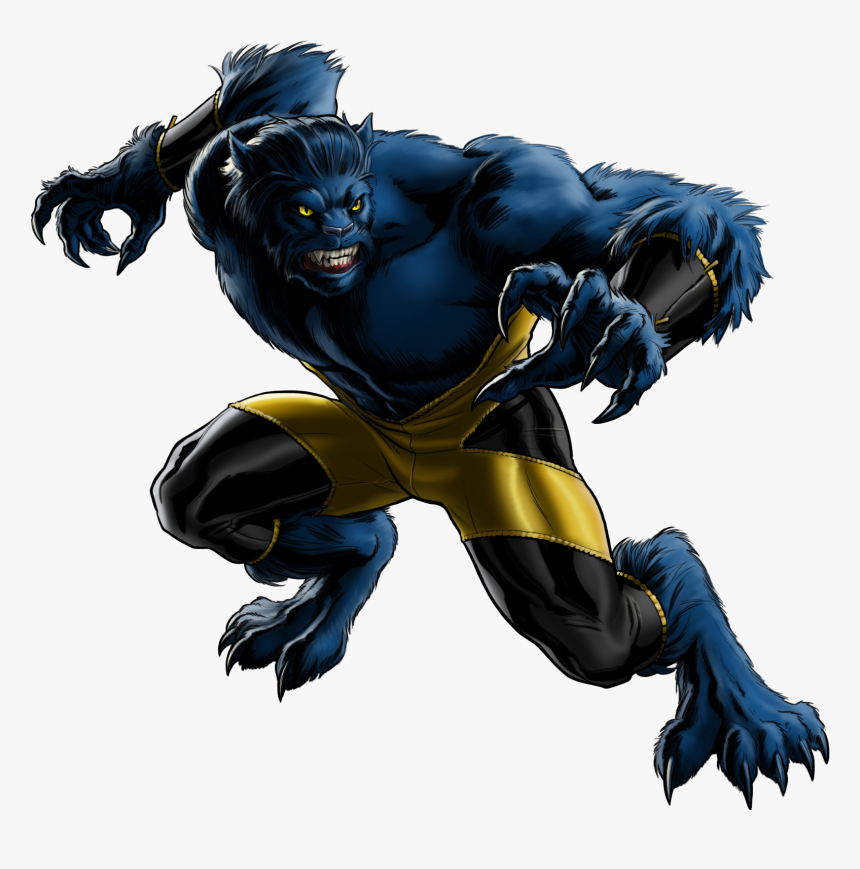 Beast Marvel Comics Death - Beast X Men Transparent, HD Png Download