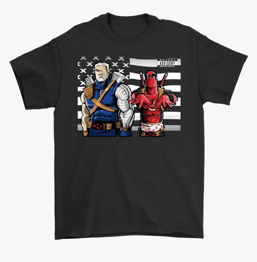 Chimichanga Junction Deadpool And Cable Shirts - We Re Sorry Ms Parker, HD Png Download