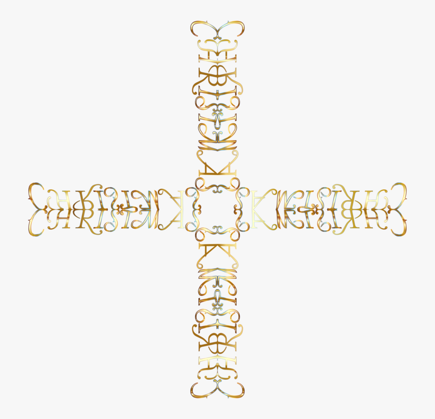 Jewellery,symbol,cross - Christmas Cross Transparent Background, HD Png Download