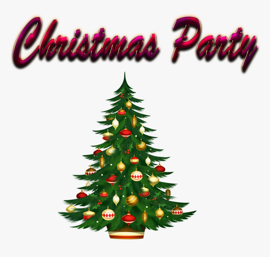 Transparent Party Background Png - Xmas Tree Image Download, Png Download